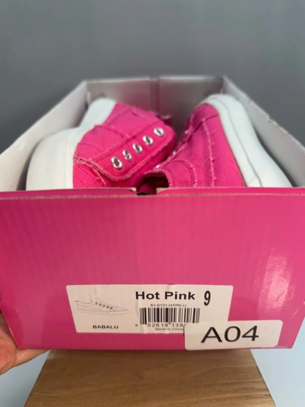 Corkys "Babalu" Hot Pink Slip-On Sneakers, size 9 (A04) - Picture 13 of 14